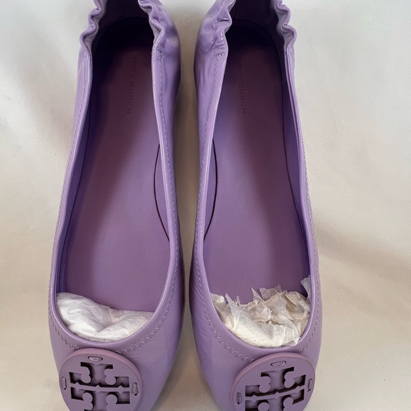 Tory Burch Minnie Travel Ballet in lavender cloud, size 9.5, BNIB,MSRP$228 - Picture 7 of 12